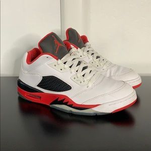Air Jordan 5 Low Fire Red Size 9.5